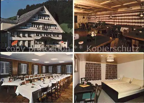 St Peterzell Hotel Schaefle Speisessal Zimmer Kat. St Peterzell