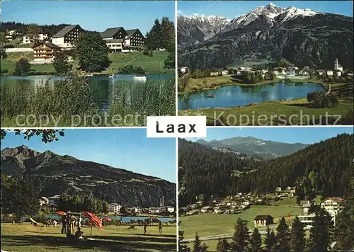 Laax Strandbad Signina Cons mit dem Craps S Gion Kat. Laax