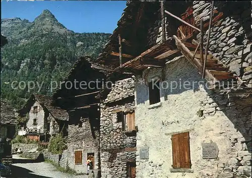 Sonogno Motivo rustico Val Verzasca Kat. Sonogno