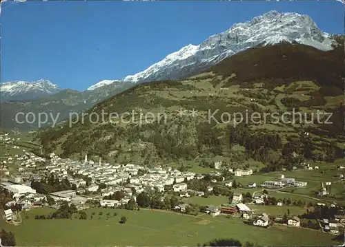 Poschiavo con visto sul Piz Sassalbo Kat. Poschiavo