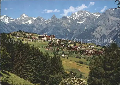 Haute Nendaz Panorama Alpes Valaisannes Kat. Haute Nendaz