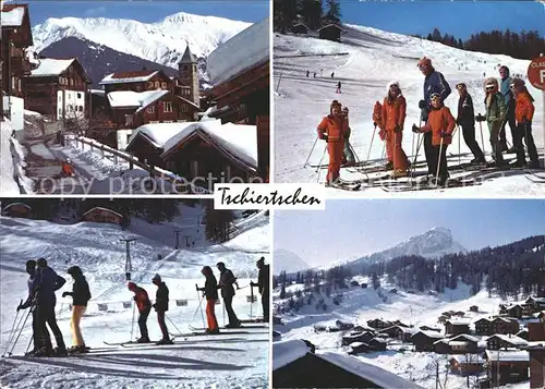 Tschiertschen Dorfpartie Skischule Kat. Tschiertschen