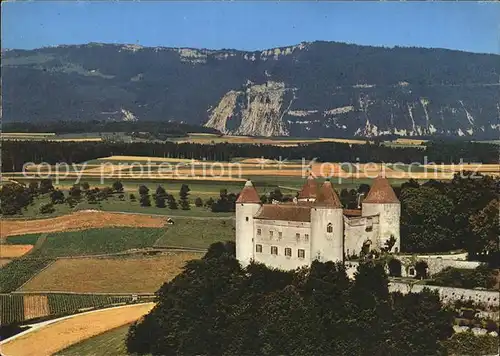 Champvent Chateau de Champvent et les Aig de Baulmes Kat. Champvent