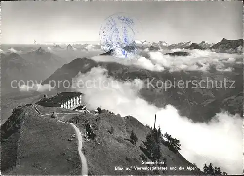 Stanserhorn Vierwaldstaettersee Alpen Kat. Stanserhorn