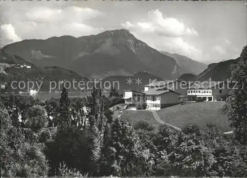 Kastanienbaum Vierwaldstaettersee Kurheim St. Chrischona Stanserhorn Kat. Kastanienbaum