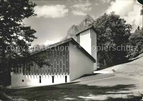 Braunwald GL Neue evan. Bergkirche Kat. Braunwald