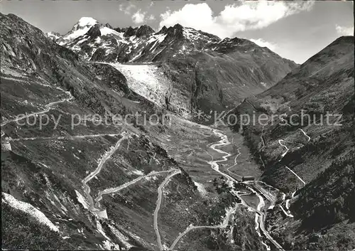 Rhonegletscher Glacier du Rhone Grimsel Furkapass Kat. Rhone