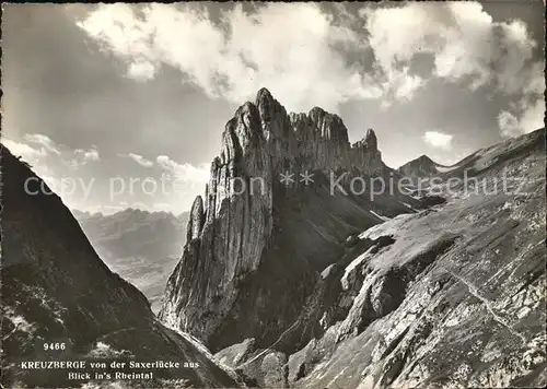 Kreuzberge Blick Rheintal Kat. Kreuzberge