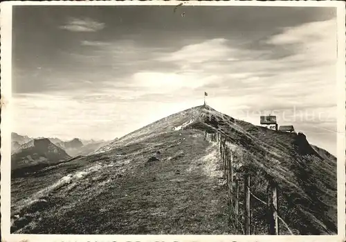 Kronberg Saentis Blick gegen Glarneralpen Kat. Kronberg