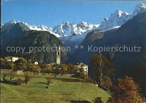 Bergell Bondascatal Sciora Gruppe Kat. Soglio