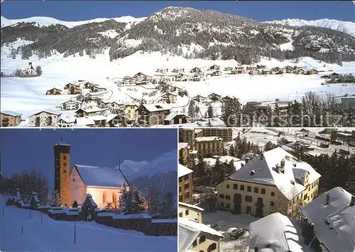 Samedan Kirche San Peter Chesa Planta Kat. Samedan