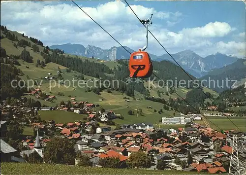 Zweisimmen Gondelbahn Rinderberg Kat. Zweisimmen