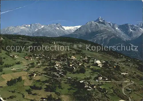 Zeneggen mit Bietschhorn Kat. Zeneggen