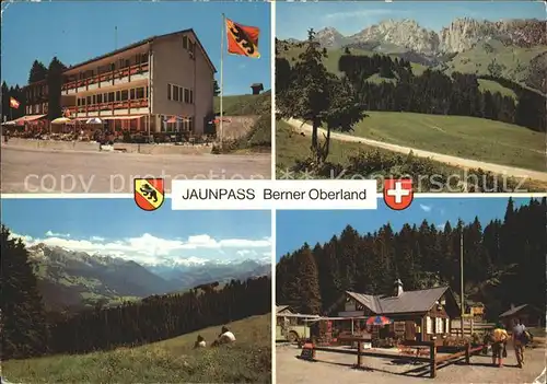 Jaunpass Hotel des Alpes Gastlosen Simmental Kat. Jaun