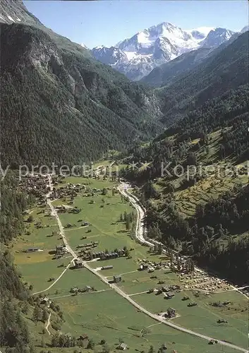 Les Hauderes Fliegeraufnahme Pigne d`Arolla Kat. Les Hauderes