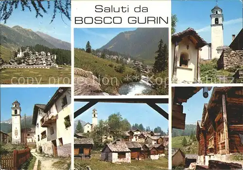 Bosco Gurin Dorfansichten Kat. Bosco Gurin