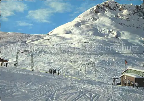 Rueras Skigebiet Tavetsch Milez Cuolm Kat. Rueras