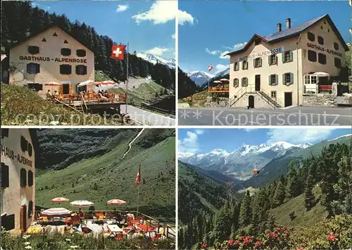 Davos GR Flueelatal Gasthaus Alpenrose Kat. Davos