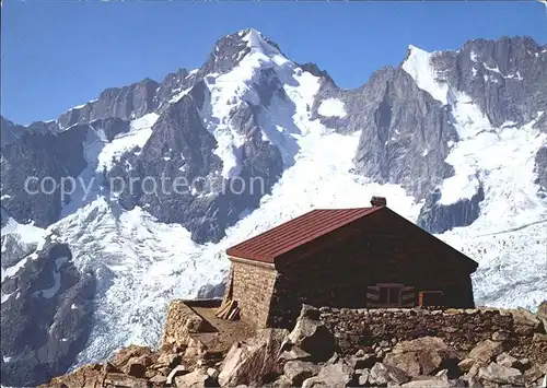 Champex Cabane de l`A Neuve et Mont Dolent Kat. Champex