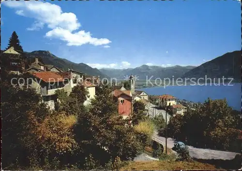 Orselina TI mit Lago / Orselina /Bz. Locarno