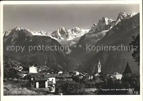 Soglio mit Bondasca Kat. Soglio