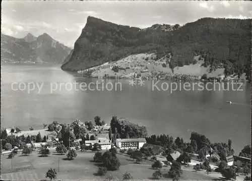 Kastanienbaum Vierwaldstaettersee Kurheim St. Chrischona Kat. Kastanienbaum