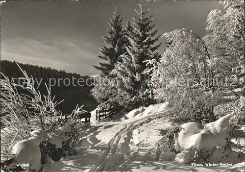 Flims Waldhaus Waldweg Kat. Flims Waldhaus