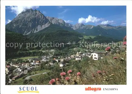 Scuol GR Pisocgruppe Vulpera Schloss Tarasp Kat. Scuol