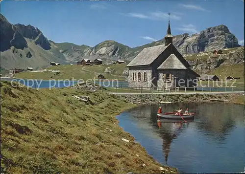 Melchsee Frutt Kapelle Boot Kat. Melchsee Frutt