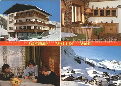 Warth Vorarlberg Gaestehaus Wallis Kat. Warth