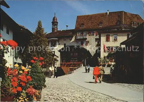 Gruyeres FR Beau coin a Gruyeres Kat. Gruyeres