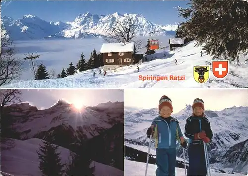 Spiringen Kinder Ski Luftseilbahn Ratzi Kat. Spiringen