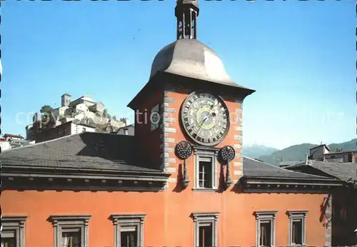 Sion VS Astronomische Uhr Kirche Valere Kat. Sion