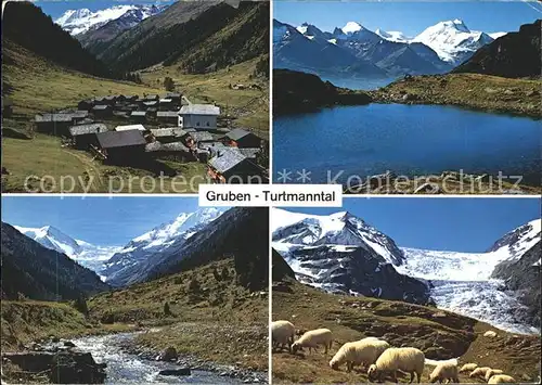 Gruben VS Turtmanntal Meidsee Turtmanngletscher Kat. Gruben