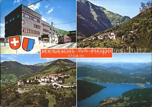 Monte Generoso Ferrovia Bahn Ristorante Mote Generoso Vetta Bruzella Muggio Bellavista Kat. Monte Generoso