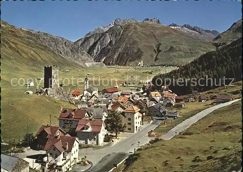 Hospental mit Andermatt und Oberalp Kat. Hospental