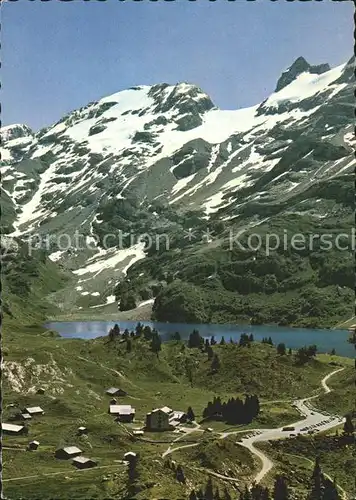 Jochpass Kurhaus Engstlenalp Fliegeraufnahme Kat. Jochpass