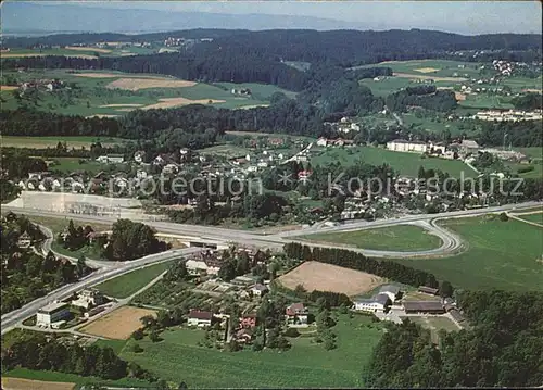 Lausanne VD Camp de Vennes et environs Vue aerienne / Lausanne /Bz. Lausanne City
