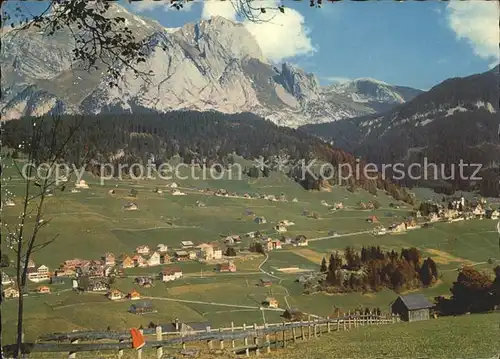 Wildhaus SG Kur und Sportgebiet Obertoggenburg mit Saentisgruppe Kat. Wildhaus Lisighaus