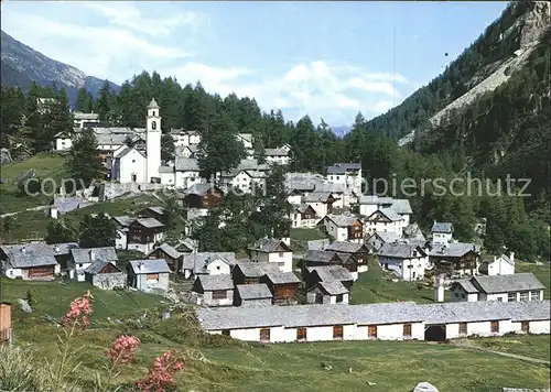 Bosco Gurin Walserdorf im Tessin Kat. Bosco Gurin