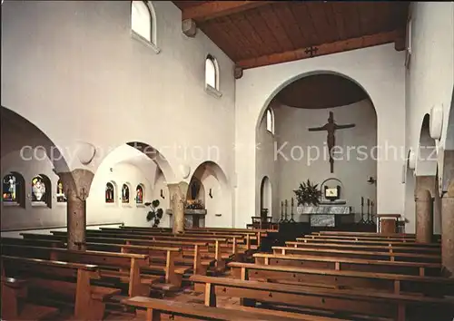 Landquart Pfarrkirche innen Kat. Landquart