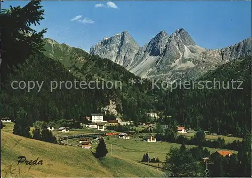 Preda mit Albulapass Kat. Preda