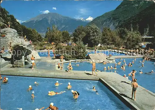Brigerbad Thermal Schwimmbad Kat. Brigerbad