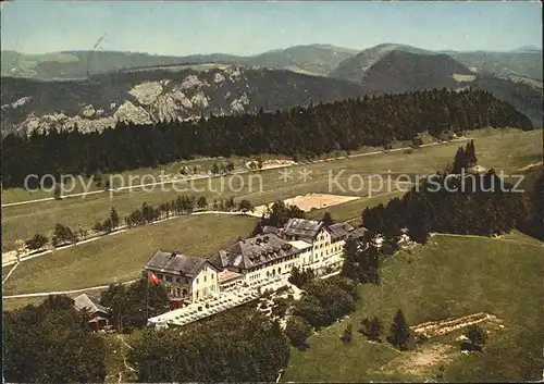 Solothurn Fliegeraufnahme Hotel Kurhaus Weissenstein Kat. Solothurn