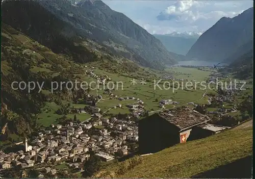 Poschiavo mit See Kat. Poschiavo