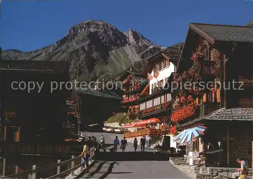 Grimentz Dorfpartie Kat. Grimentz