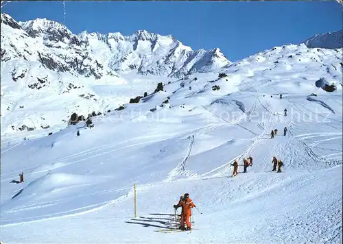 Riederalp Riederfurka Aletschgletscher Wannenhorn Skigebiet Hohfluh Kat. Riederalp