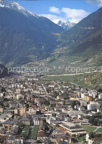 Martigny VS Fliegeraufnahme Kat. Martigny