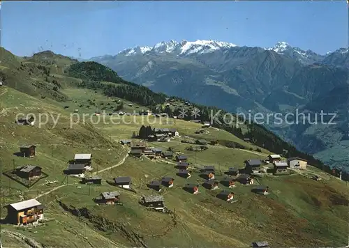 Riederalp mit Blinnehorn Ofenhorn Kat. Riederalp