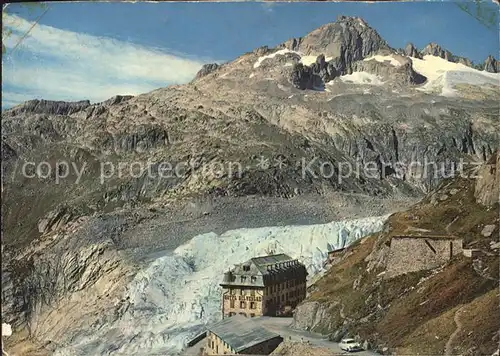 Rhonegletscher Glacier du Rhone Hotel Kat. Rhone